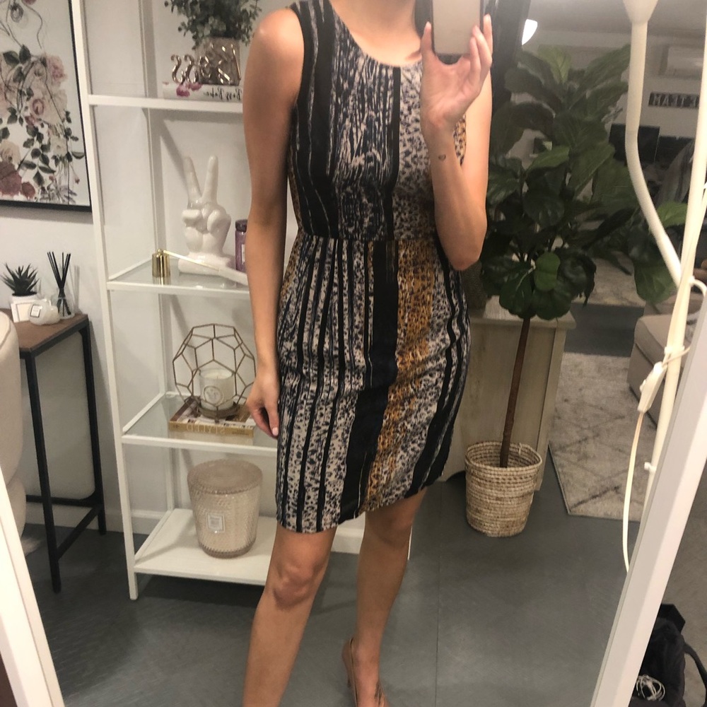 NWT Printed Sleeveless Dress